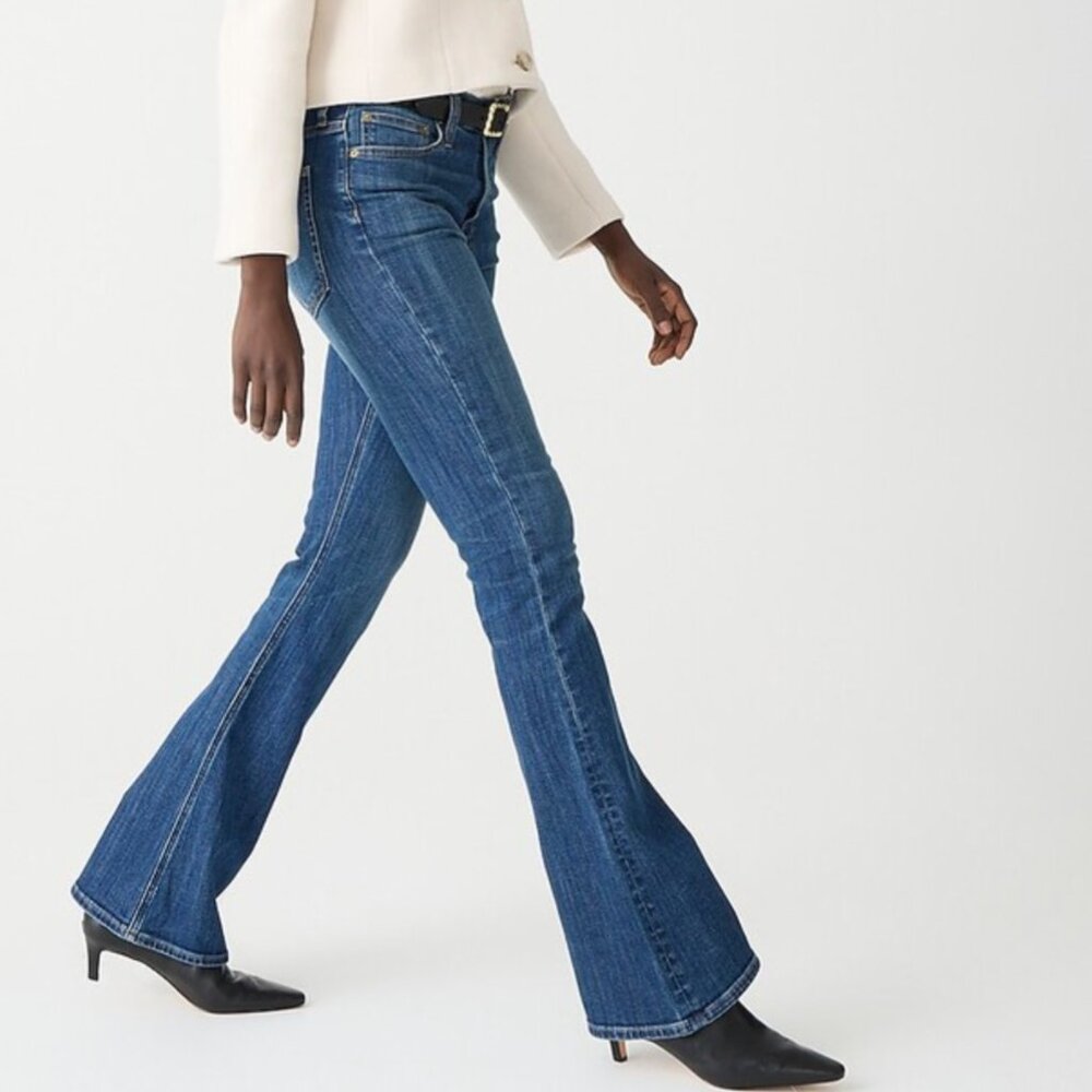J. Crew Skinny flare jean in Wakeman wash 30